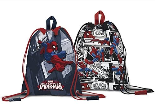 Star Marvel Spiderman Backpacks Flat Shoulder Straps, Size- 32.5 x 43 cm