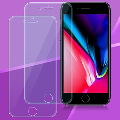 Glass Screen Protector Glass for Apple iPhone 8 2x Full Screen Curved Glass Dome