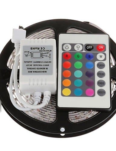 XUEQIANG LED Strip Light with 24Key Remote Controller (DC12V)