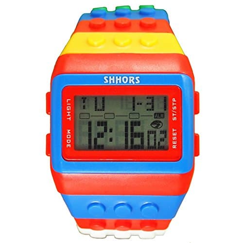 Colour Multifunction Watch – SHHORS Rainbow Colour Multi Function LED Watch Kids Swimming Sports Digital Wrist Watch Waterproof (Styel 2)