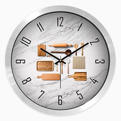 Wall clock, simple and stylish wall clock, ultra-quiet clock,quiet wall clock?Creative home pendant,12Inch