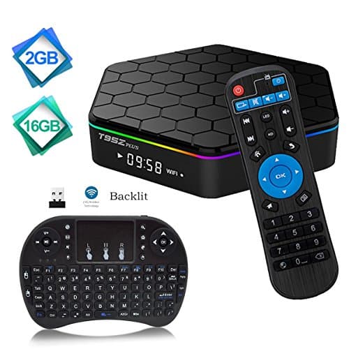 Android 7.1 Bluetooth TV Box Amlogic S912 64 Bits Octa Core and Supporting 4K (60Hz) Full HD /H.265 /WiFi 2.4/5GHz /T95Z Plus /2GB-16GB/FREE WIRELESS KEYBOARD