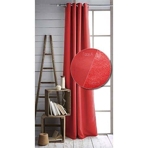 Insulating Curtain Polyester 140 x 240 cm – Candy Apple