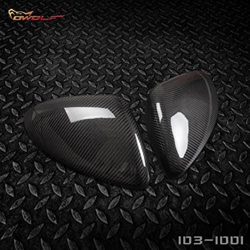 1:1 Direct Replacement Carbon Fiber Side Mirror Covers