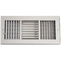 Shoemaker 945-16X8 16"x8" 4-Way Adjustable Diffuser - White