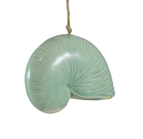Nautilus Shell Ceramic Hanging AIr Plant Holder