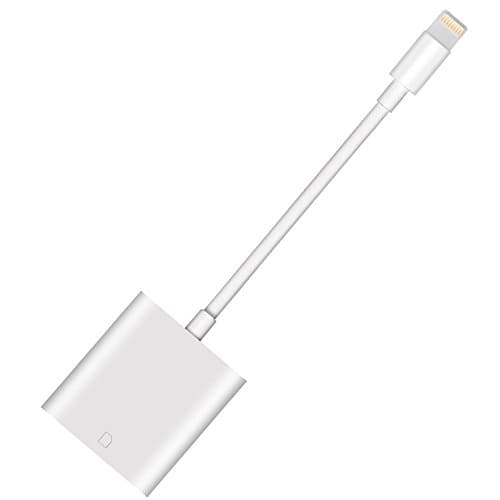 SD Card Reader, Lightning Adapter, Trail Game Camera Card Viewer Reader for iPhone/iPad, No App Required, Support iOS 11 and Before