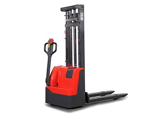 The Workplace Depot High Quality Compact Fully Powered Stacker with Wheels - 580mm(W)