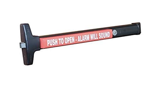 DetexV40-EB- 36''EXIT Alarm W/Battery BLK PUSHPAD