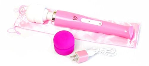 AnE Toys Multi-Speed 8 mode magic wireless cordless Massager Wand FREE replacement head (color: Pink)
