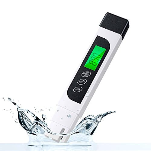 Updated 2018 Version TDS Meter, Professional Quality TDS, EC & Temperature Meter, Water Quality Test Meter,0-9990ppm.Accurate and Reliable Water Test Meter. Ideal for Drinking Water, Aquariums