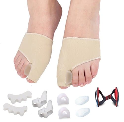 Bunion Corrector Kit & Bunion Relief Protector Sleeves Kit - 11pcs-Bunion Pads, Big Toe Joint Protectors, Toe Straightener, Toe Spacers, Toe Seperators, Little Toe Bunion Protector, Hallux Valgus, Gel Pad Cushion