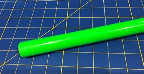 EasyWeed Neon Iron On Heat Transfer, 3' x 15" Roll, (1yard), Iron On for Cricut, Silhouette and all Craft Cutters, Choose Color, (Green)