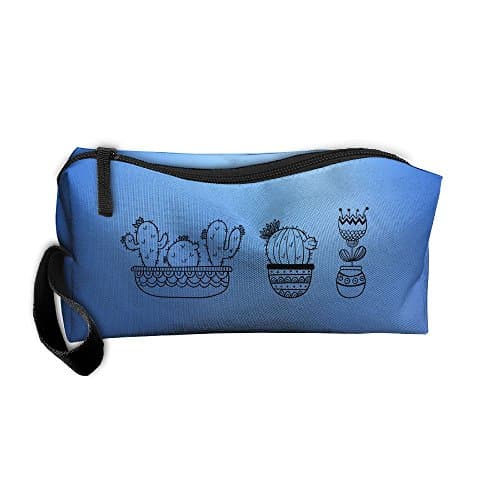 Cactus Hedgehog Storage Tools Canvas Zipper Multi-function Organization Bag With Handle