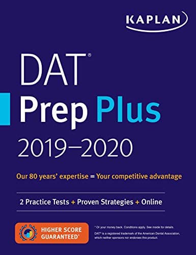 DAT Prep Plus 2019-2020: 2 Practice Tests + Proven Strategies + Online (Kaplan Test Prep)