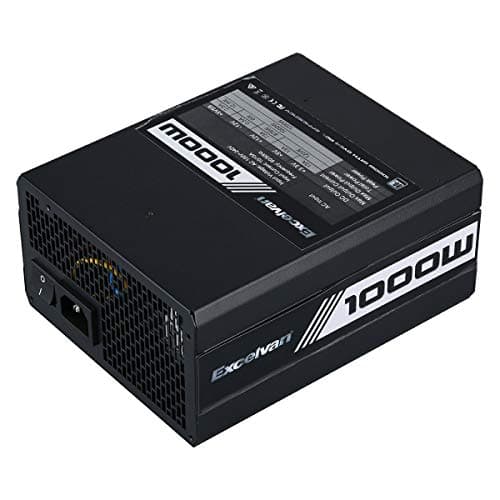 Computer Modular Power Supply/PSU for PC/Desktop/Gaming Computer,1000 Watt 80+ Bronze Certified PSU with Silent 140mm Fan,3-Year Warranty