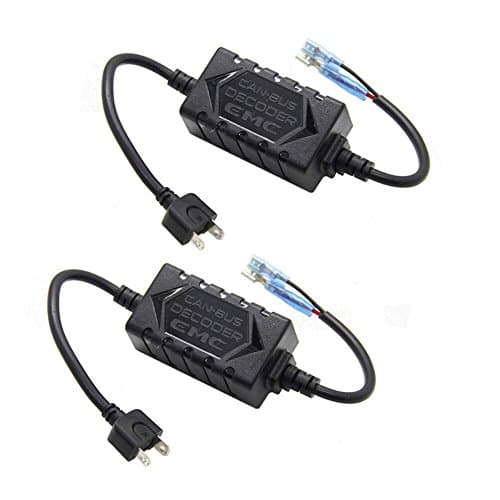 YUMSEEN LED Headlight Canbus Error Anti Flicker Resistor Canceller Decoder (1 Pair)- H1/H3/H7