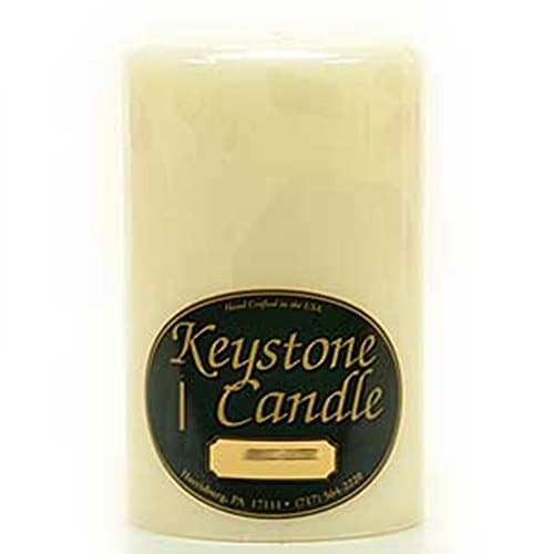 4 x 6 Unscented Ivory Pillar Candles