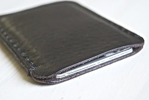 Slim Minimalist Leather Card Case Wallet