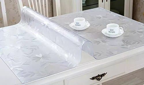 Waterproof Soft Glass Alike PVC Protector for Table/Desk Table Pads Table Covers With Multi Size Available, Cosmos ,Thickness 1mm/23.6 x 47 Inches