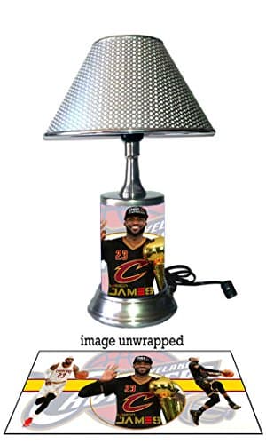 LeBron James Lamp with chrome shade