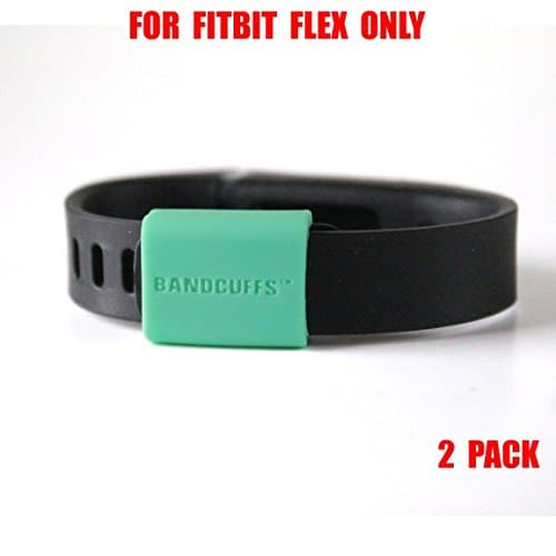 BANDCUFFS Brand Security Loop for Fitbit Flex, Mint Green (2 Pack)