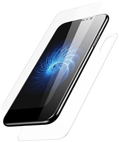 IPhone X Screen Protector, Tempered Glass Screen Protector High Definition (Front & Back) Clear 9H Anti-Scratch Film for iPhone X/iPhone 10 Case Friendly. Canning Creations