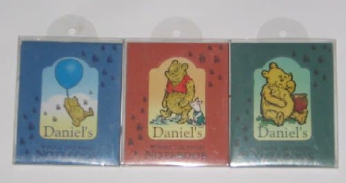 3 Winnie The Pooh Notebooks - DANIEL