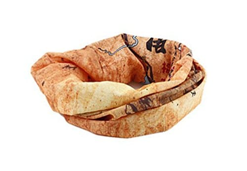 Map Pattern Outdoor Multifunctional Sports Magic Scarf