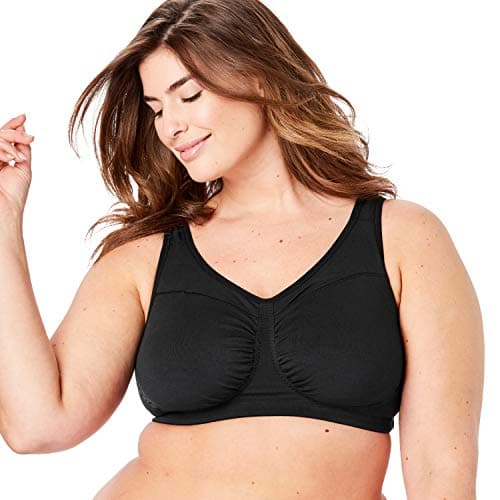 Comfort Choice Women's Plus Size Wireless Sleeping Bra