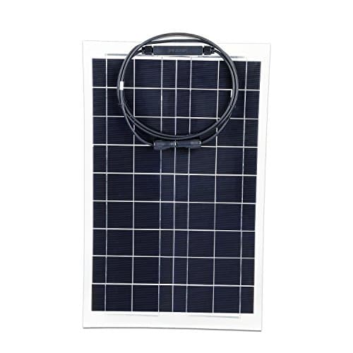 30W Solar Panel 30Watts 12V Monocrystalline Solar Panel with MC4 Connector Charging for Motorhome Camper Caravan Car RV Boat Yacht