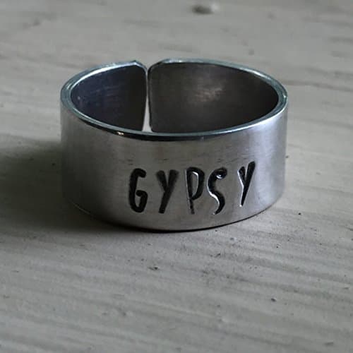 Quote Ring - Gypsy - Adjustable - Choose Your Metal