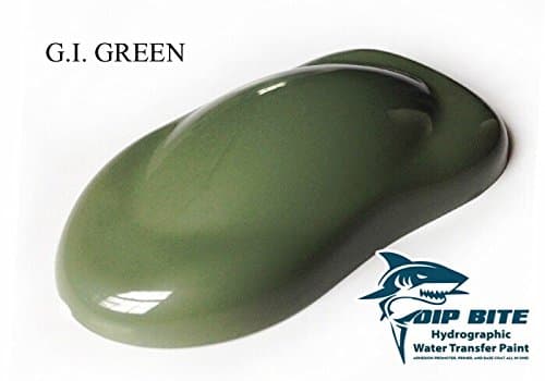 DIP BITE G.I. GREEN 32oz QUART CAN HYDROGRAPHIC WATER TRANSFER PRINTING HYDRO DIPPING DIP PAINT