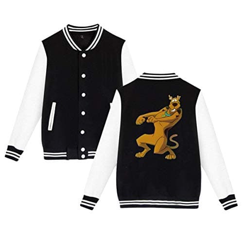 MyLoire Scooby Doo Cabbage Patch Dance Men's Baseball Jacket Uniform Sweater Coat