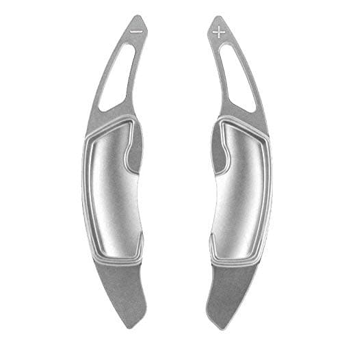 NULLA Steering Wheel Shift Paddle Blade Shifter Extension for Subaru Forester BRZ XV WRX Toyota GT86 Aluminum Accessories (silver)