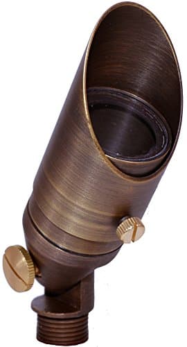 American Outdoor Lighting Solid Brass Metal LED Compatible Adjustable Low Voltage Landscape Mini Spot Light
