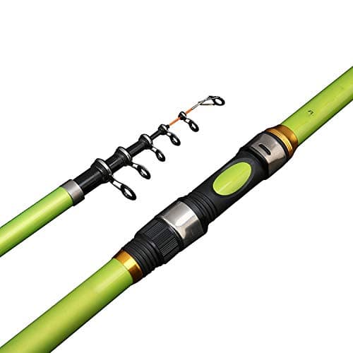 light Saber DUN 1.8M 2.1M 2.4M 2.7M 3.0M Portable Telescopic Fishing Rod Glass Fiber Fishing Pole Travel Sea Fishing Spinning Rod