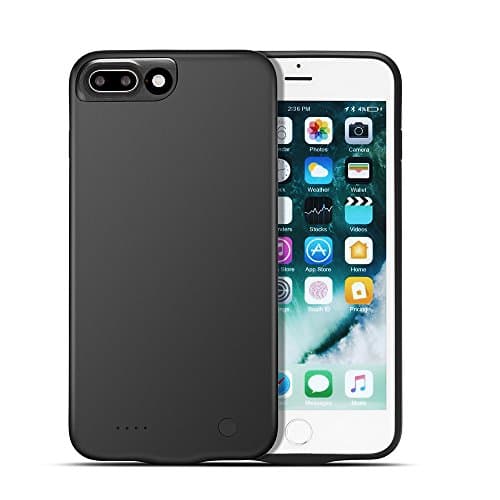 iPhone 7/8Plus battery case, Slim Rechargeable Protective Portable battery Charger Case(3650mAh) Charger Cover for iphone 7/8Plus(5.5")