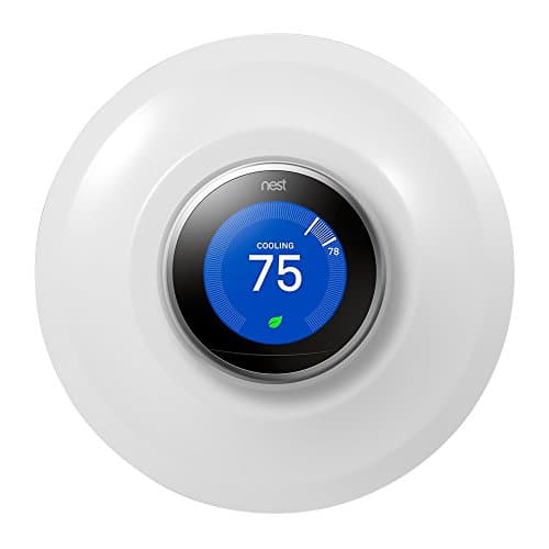 Wall Mount Plate for Nest Learning Thermostat 3rd, 2nd and 1st Generation - ABS, White