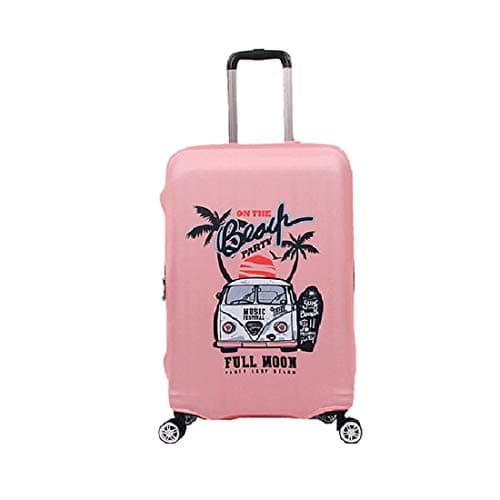 Rainproof Elastic Luggage Protective Cover Suitcase Protector Carry-on and Checked-in Size (Medium, Beach)