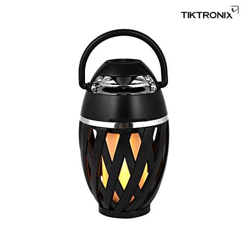 Tiktronix Flame LED Light Speaker with Bluetooth ,FM and Memory Card Connectivity