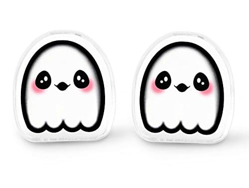 Kawaii Ghost Friend Stud Earrings
