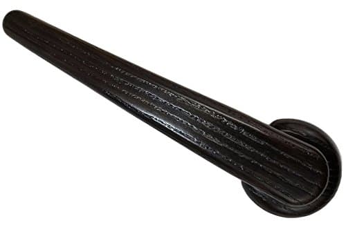 True Choice 5/8" Square Mount 9 1/2" Dark Walnut Finish Plastic Replacement Recliner Handle