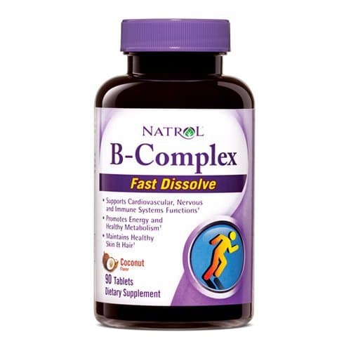 New - Natrol B-Complex Fast Dissolve - 90 Tablets