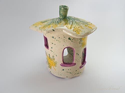 Nature Style Ceramic Tea Light House