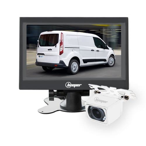 Reversing camera 7"LCD BEEPER RW7-B White