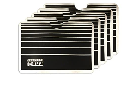 5 x Dark Grey RFID NFC Blocking Card Clash Anti Scan Protectors for your Credit Cards