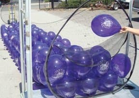 Boss500 Zippered Wireframe Balloon Drop Net