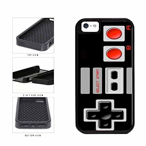 Old School Retro Game Controller Dual Layer Phone Case Back Cover Apple iPhone 5 5s