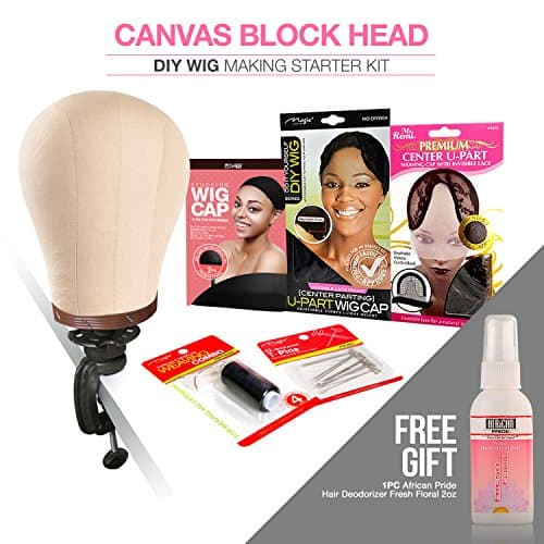Canvas Block Head DIY Wig Making Starter Kit 23"